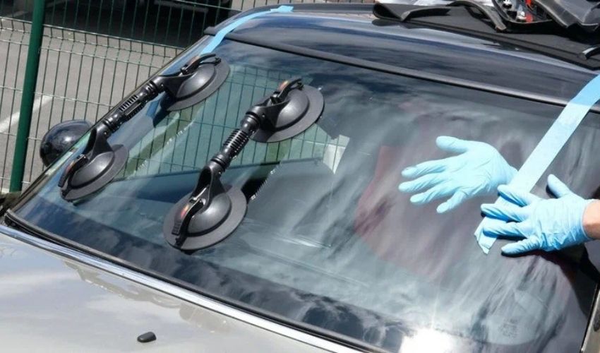 Car Glass Steam
