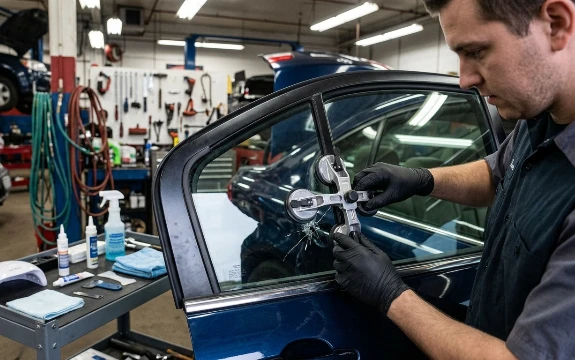 Passenger Side Rear Window Fitting Services in Dubai