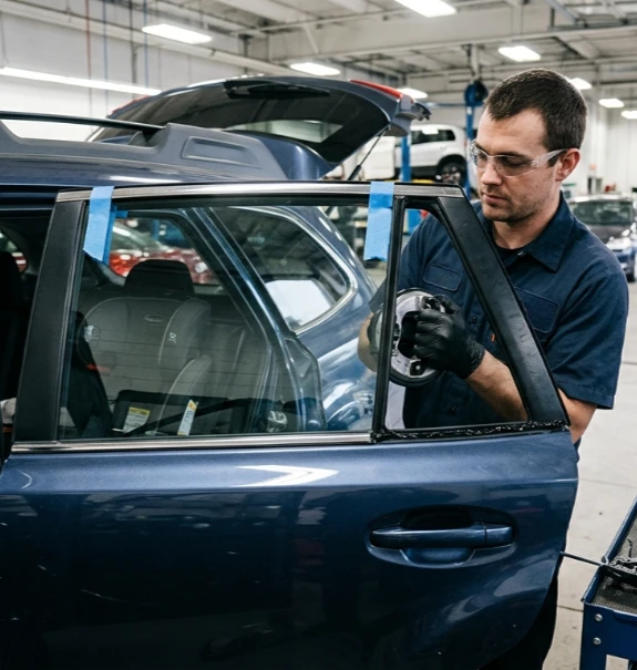 Passenger Side Rear Window Fitting Services in UAE