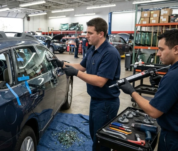 Passenger Side Rear Window Fitting Services