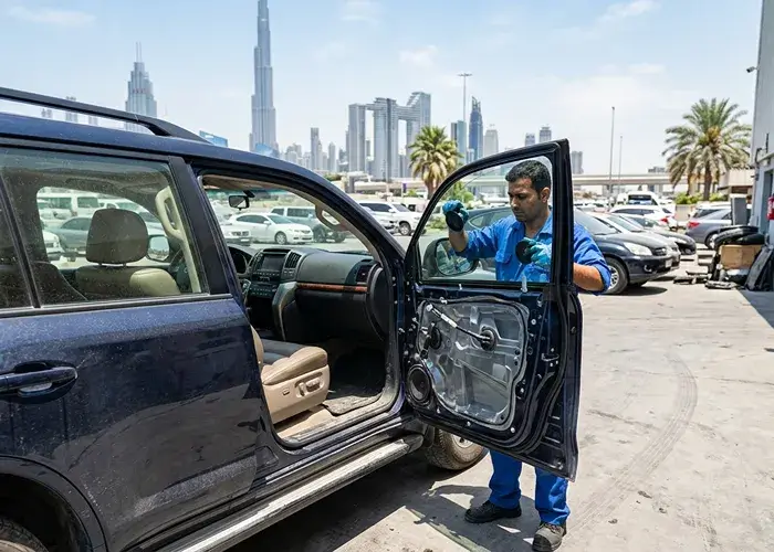 Front Passenger Window Glass Replacement Services In UAE