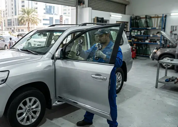 Front Passenger Window Glass Replacement Services UAE