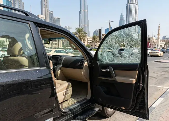 Mobile Front Passenger Window Glass Replacement Services In UAE